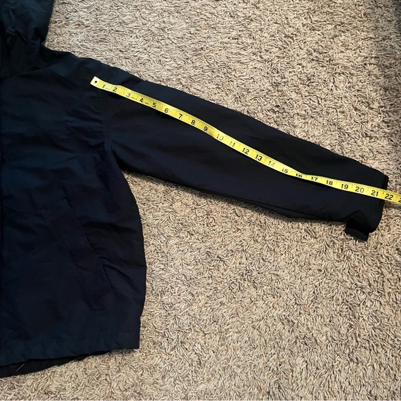 EVERLANE The ReNew Water-Resistant Hooded Windbreaker in Dark Navy Sz S - Picture 11 of 13